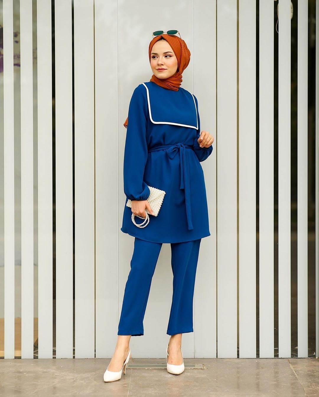 Summer Women'S Fashion Pakistani Clothing Suit Malaysia Robe And Pants Two-Piece Suit